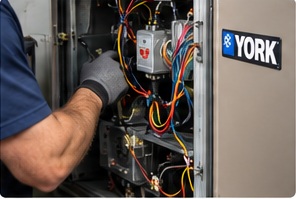 Illustrative YORK HVAC equipment and service imagery